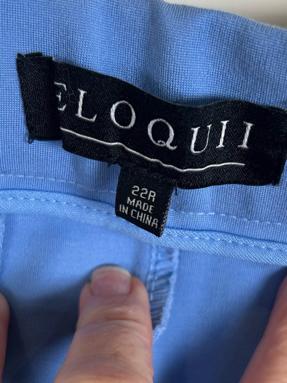 Eloquii French Blue The Ultimate Stretch Slim Leg Pant Size 22R - Picture 6 of 11